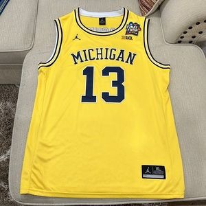 Authentic University of Michigan Basketball Jersey. Player: #13 Mo Wagner.